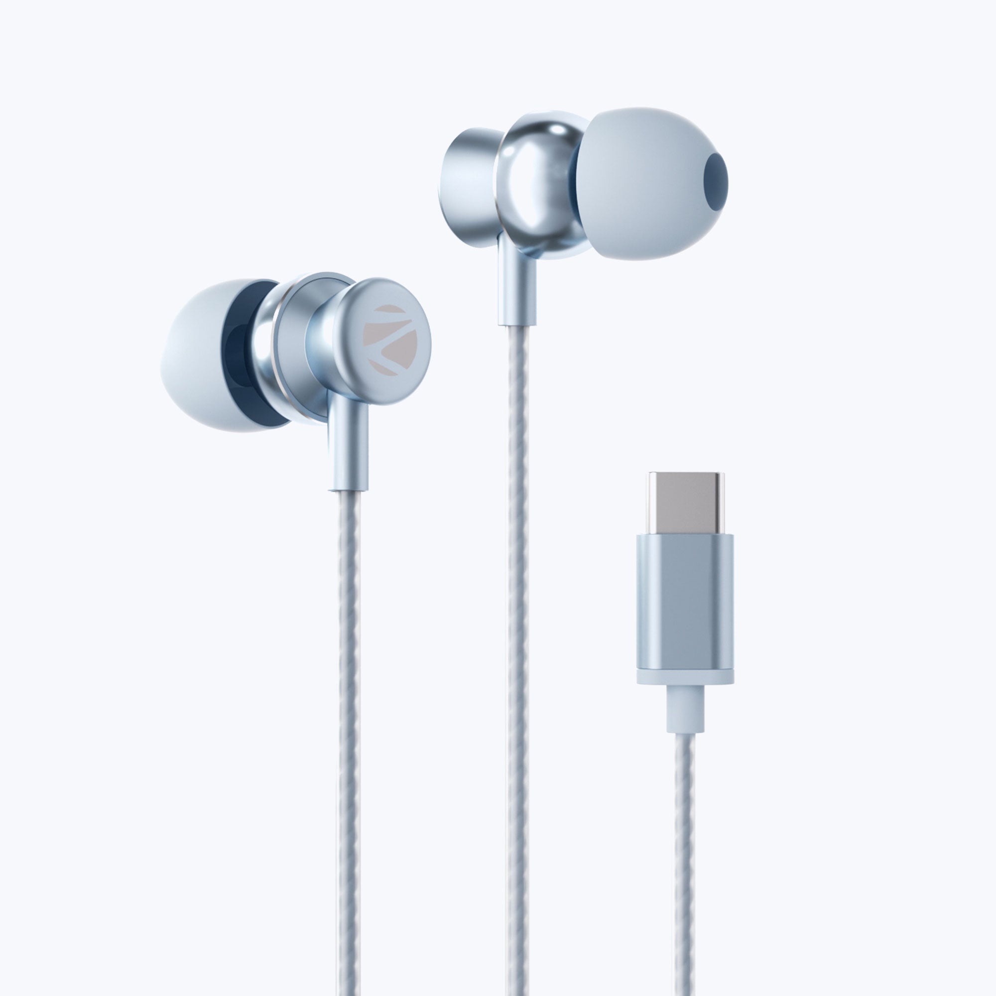 Zeb-Buds C10 - Wired Earphone - Zebronics - Light blue